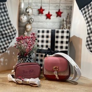 Authentic Coach Remi Saddle bag/ Handbag CrossBody